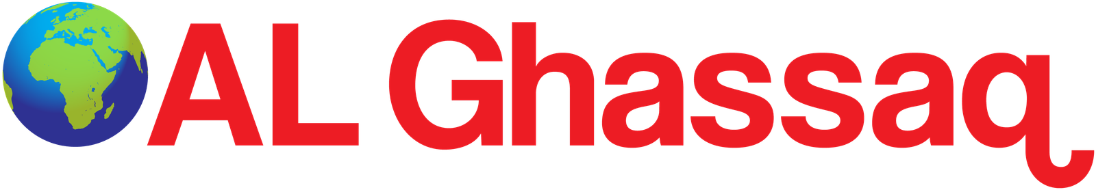 AlGhassaq Logo English